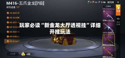 玩家必读“新金龙大厅透视挂”详细开挂玩法-第1张图片