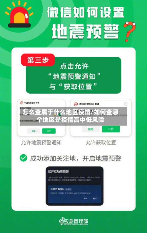 怎么查属于什么地区疫情/如何查哪个地区是疫情高中低风险-第1张图片