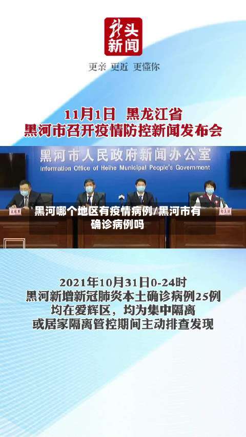 黑河哪个地区有疫情病例/黑河市有确诊病例吗-第1张图片